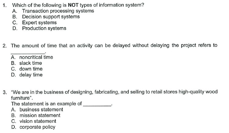 Which one of the following is not included in a Transaction Processing System?