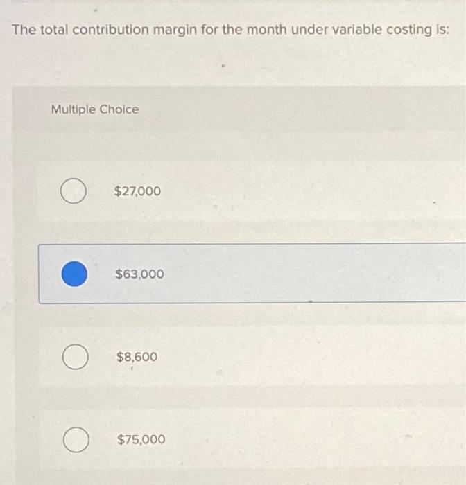 Solved Aaron Corporation, which has only one product, has