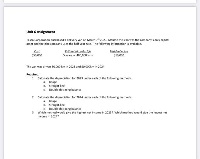 unit 8 assignment 2 business level 3 tesco