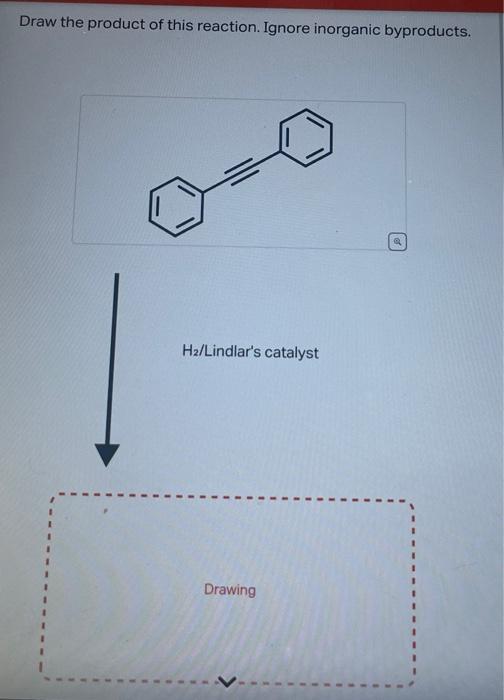 Solved Draw the product of this reaction. Ignore