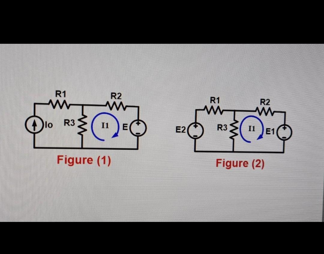 Solved السؤال 1 For the electric circuit shown in Figure | Chegg.com