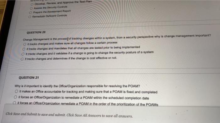 Solved QUESTION 18 Within the change management process it | Chegg.com
