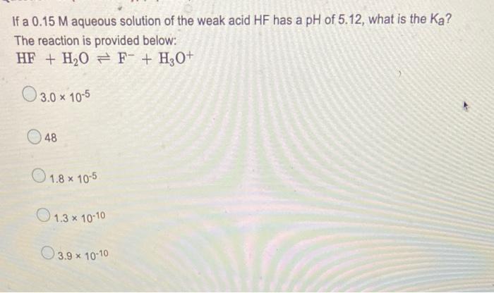 Solved Which Of The Following Statements About Acid And Base | Chegg.com