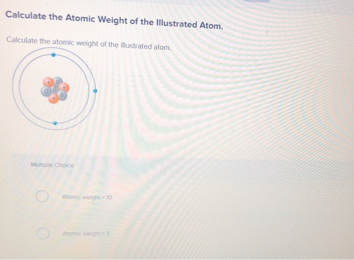 calculate the mass number of the illustrated atom
