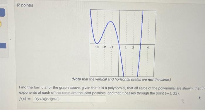 Solved (Note that the vertical and horizontal scales are not | Chegg.com