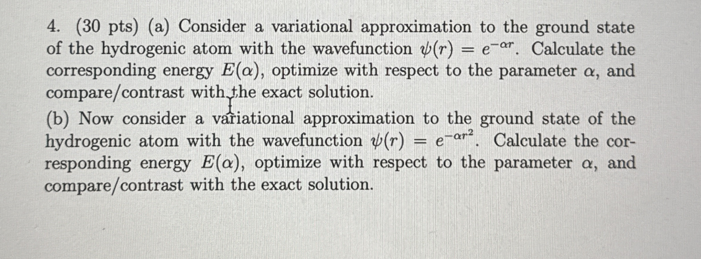 Solved Pts A Consider A Variational Approximation Chegg Com