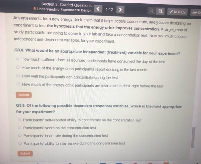 Solved Advertisements for a new energy drink claim that it