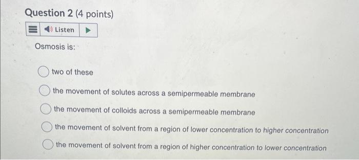 Solved A decrease in temperature usually: increases the | Chegg.com