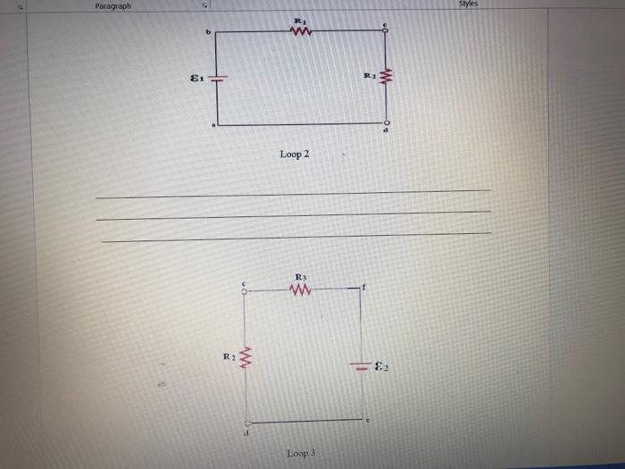 Solved (II) Double Loop a) Connect the circuit shown in | Chegg.com