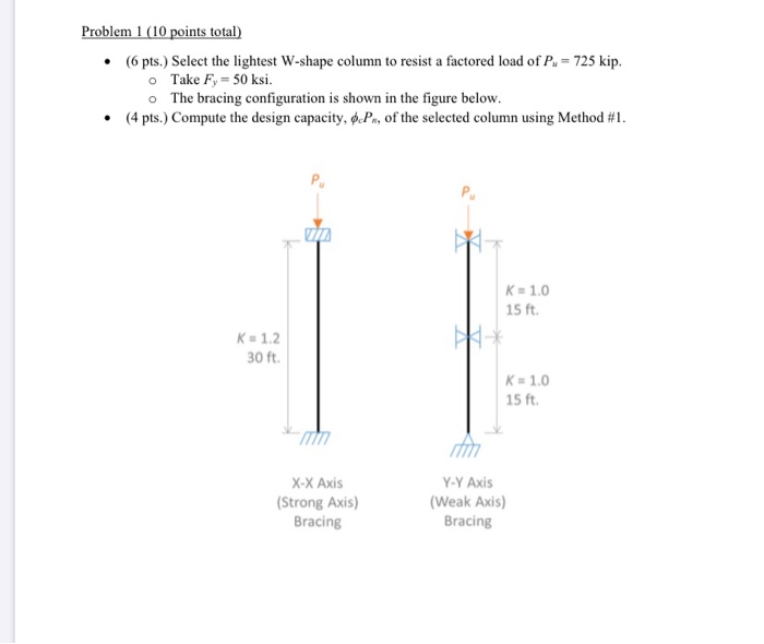 Solved Problem 1 (10 points total) . (6 pts.) Select the | Chegg.com