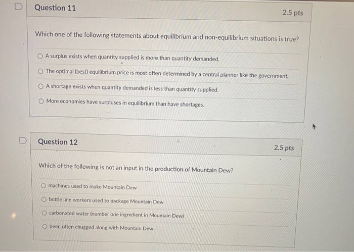Solved A decrease in quantity demanded is shown by O a | Chegg.com