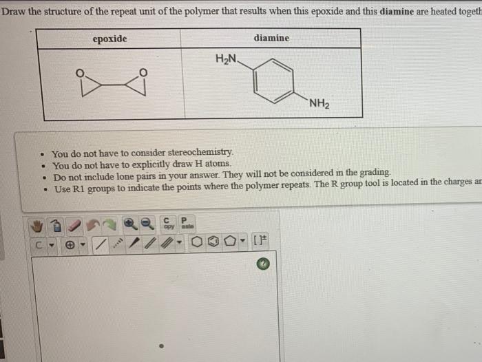 Solved Draw the structure of the repeat unit of the polymer | Chegg.com