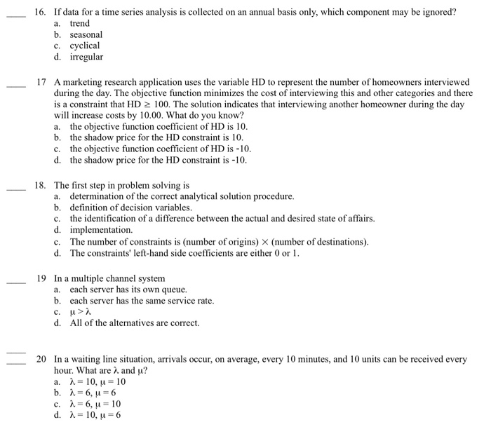 Solved Multiple Choice Identify the choice that best | Chegg.com