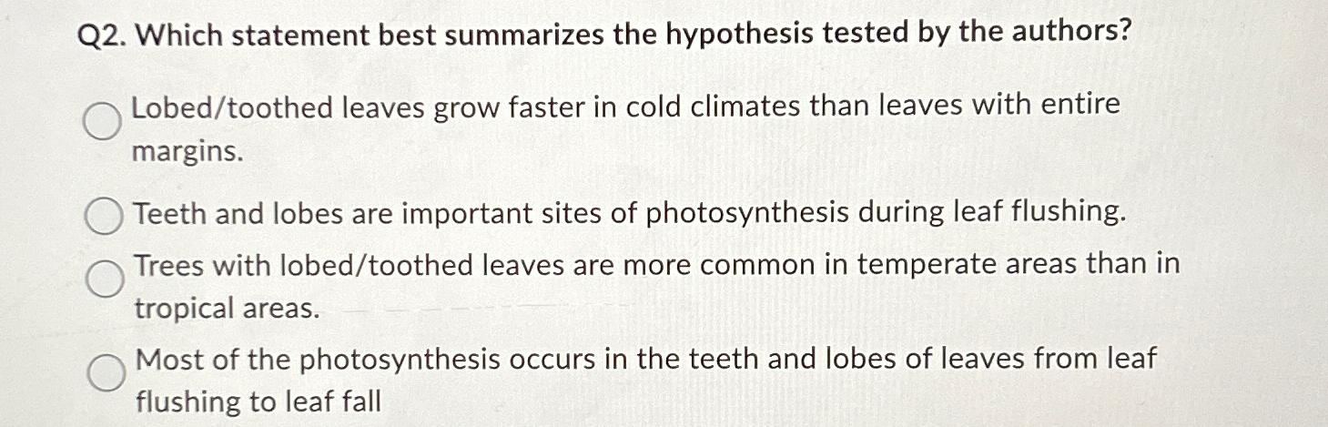 what correctly summarizes the traits of a good hypothesis