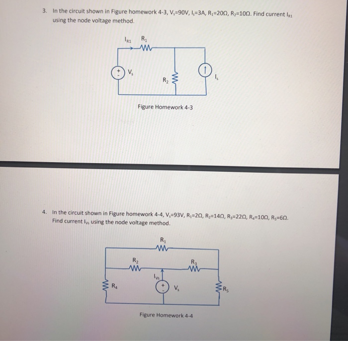 Solved 3. In The Circuit Shown In Figure Homework 4-3, | Chegg.com