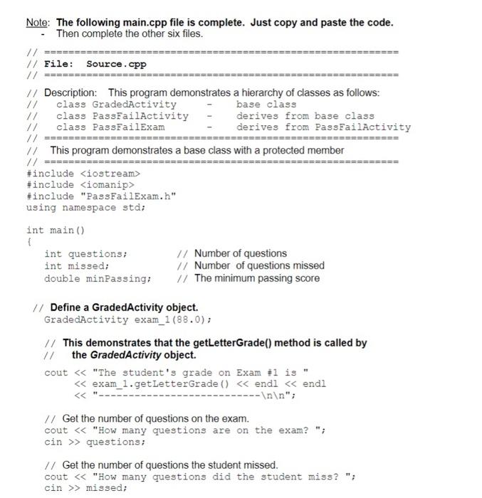 Solved HW_#8-b Multiple Inheritance Graded Activity | Chegg.com
