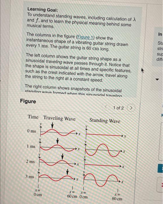 standing waves on a guitar string