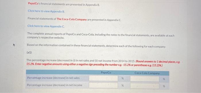 Solved PepsiCo's Financial Statements Are Presented In | Chegg.com