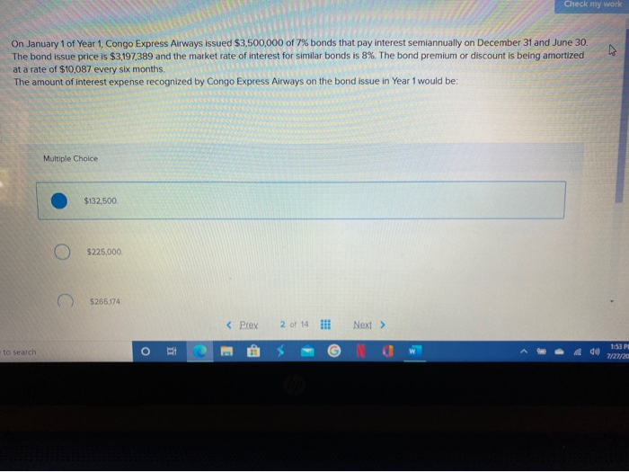 Solved Check my work On January 1 of Year 1, Congo Express