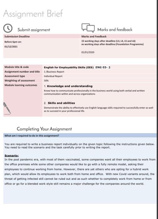 assignment submission for term end exam