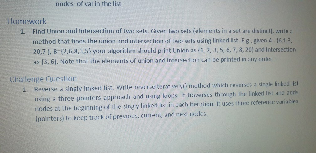 Solved I have a complete linked list class … I just want to | Chegg.com