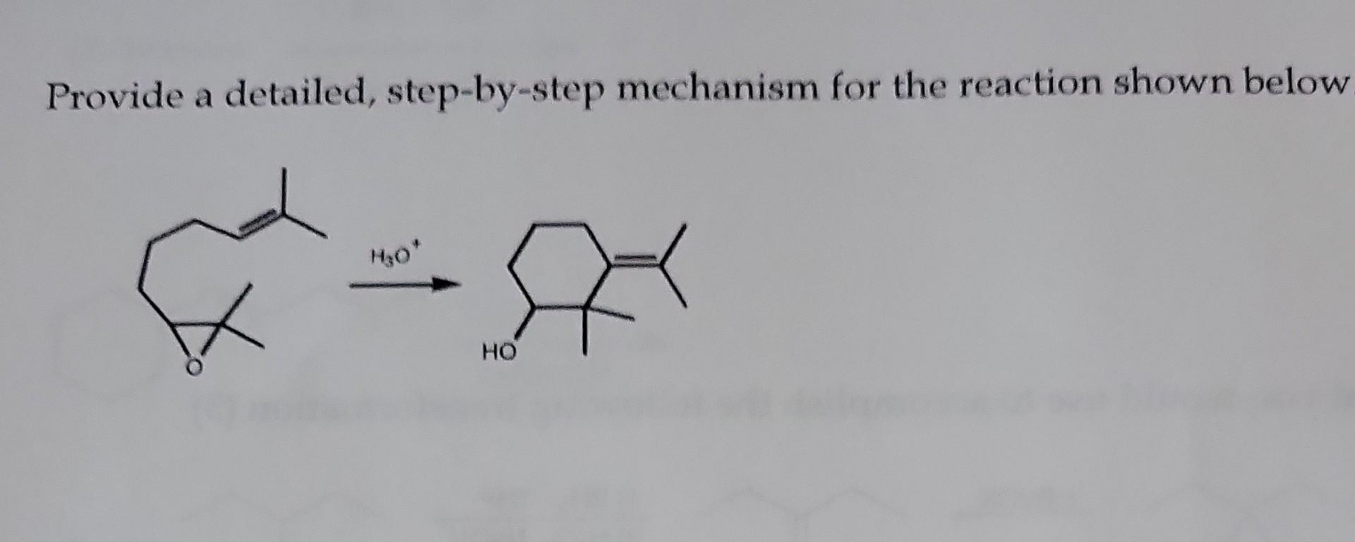 Solved Provide a detailed, step-by-step mechanism for the | Chegg.com