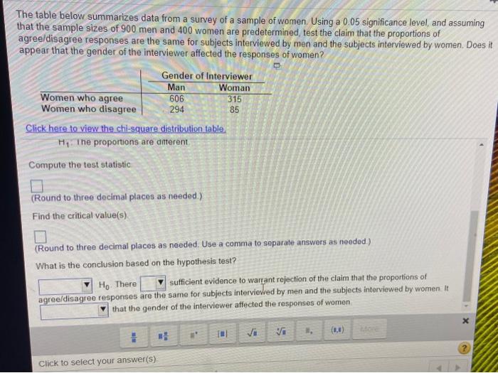 Solved The table below summarizes data from a survey of a | Chegg.com