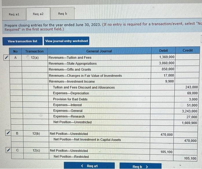 Solved i just need the answers to statement of net position | Chegg.com