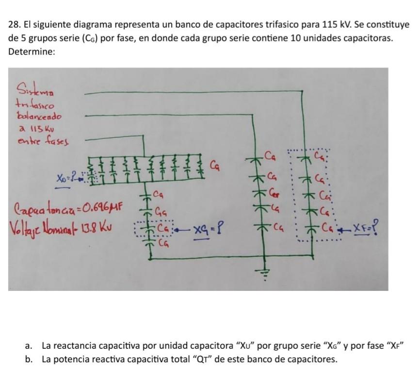 28. El siguiente diagrama representa un banco de | Chegg.com