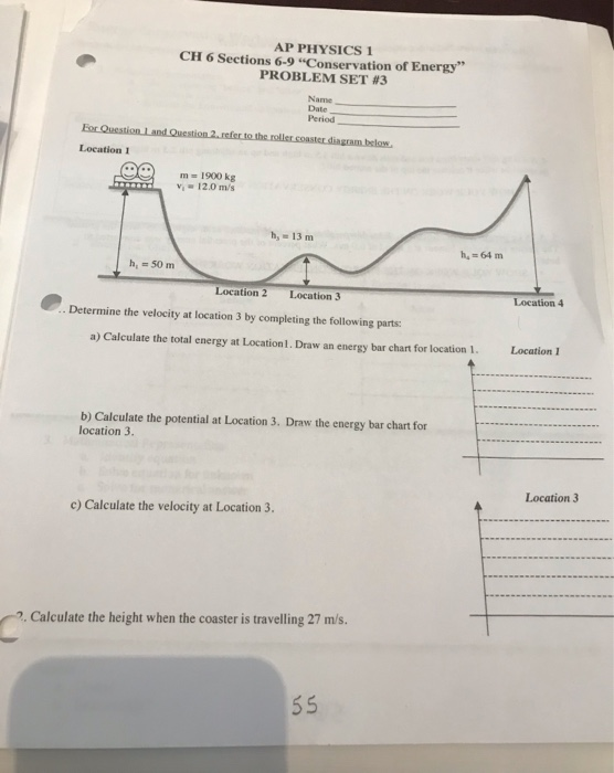 Solved AP PHYSICS 1 CH 6 Sections 6 9