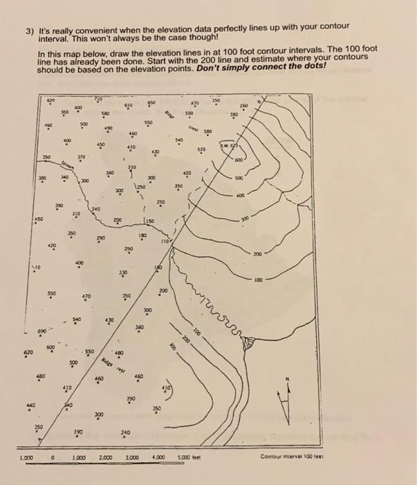 Solved Part 2: Making Topographic Maps The shaded relief map | Chegg.com