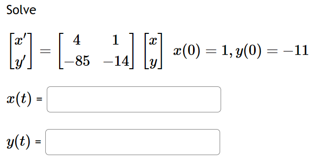 Solved I have been trying to solve this problem for a few | Chegg.com