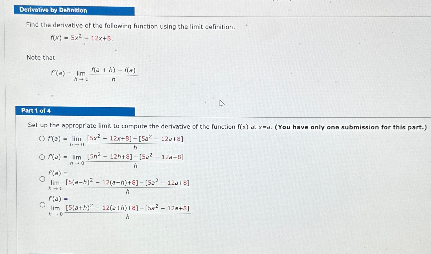 solved-derivative-by-definitionfind-the-derivative-of-the-chegg