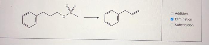 Solved Classify each of the following organic reactions in | Chegg.com
