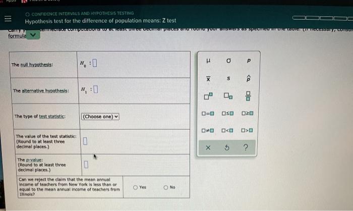 Solved CONFIDENCE INTERVALS AND HYPOTHESS TESTING Hypothesis | Chegg.com