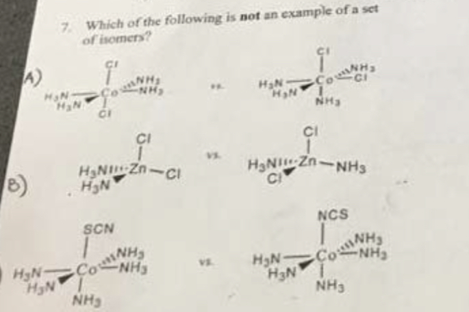 Solved Which of the following is not an example of a set of | Chegg.com