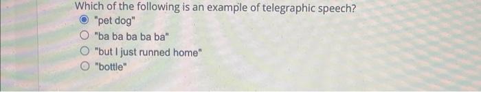 Solved (1)which of the followinf is an example of | Chegg.com