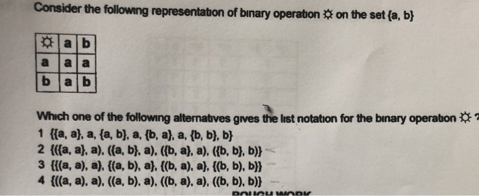 Solved Consider The Following Representation Of Binary | Chegg.com