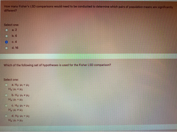 Solved To test for any significant differences in the number | Chegg.com