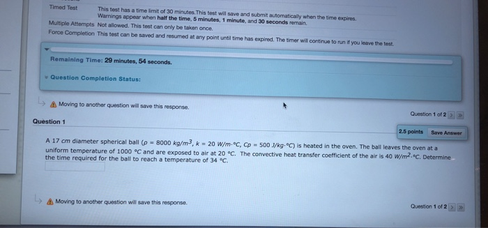 Solved Timed Test This test has a time limit of 30 minutes. | Chegg.com
