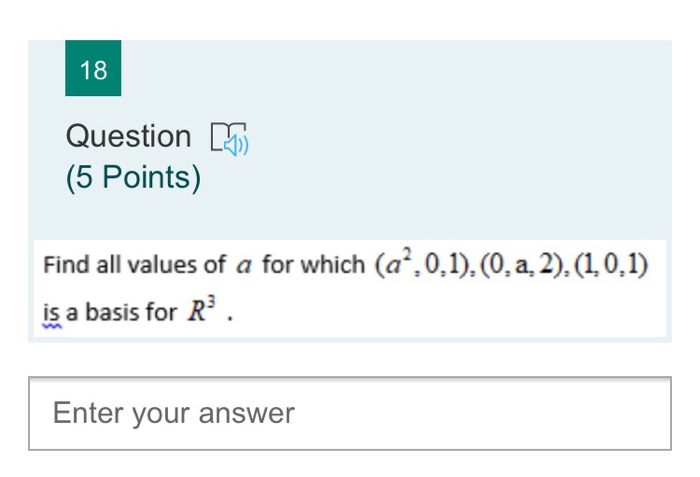 Solved Question 5 (5 Points) Which of the following vector v | Chegg.com