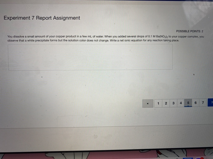 Solved Experiment 7 Report Assignment POSSIBLE POINTS: 2 You | Chegg.com