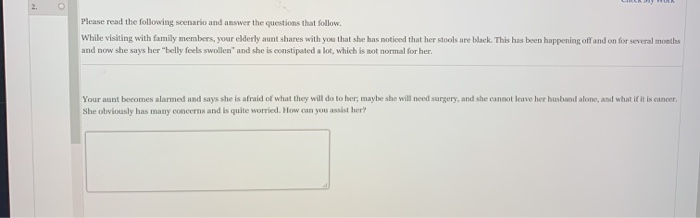 Solved Please read the following scenario and answer the | Chegg.com