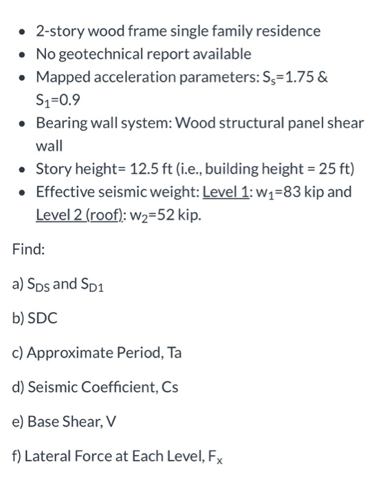 2story wood frame single family residence • No