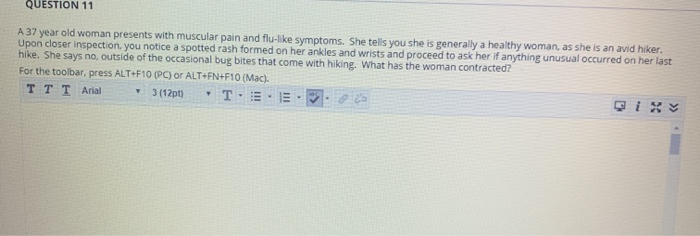Solved QUESTION 11 A 37 year old woman presents with | Chegg.com
