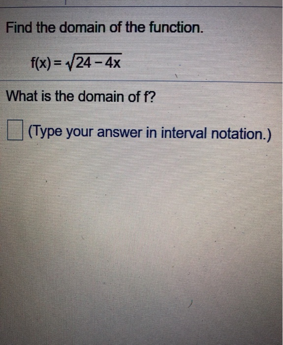 Solved Find the domain of the function. f(x) = 2 + 13x + 36 | Chegg.com