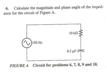 Solved Calculate the magnitude and phase angle of the | Chegg.com