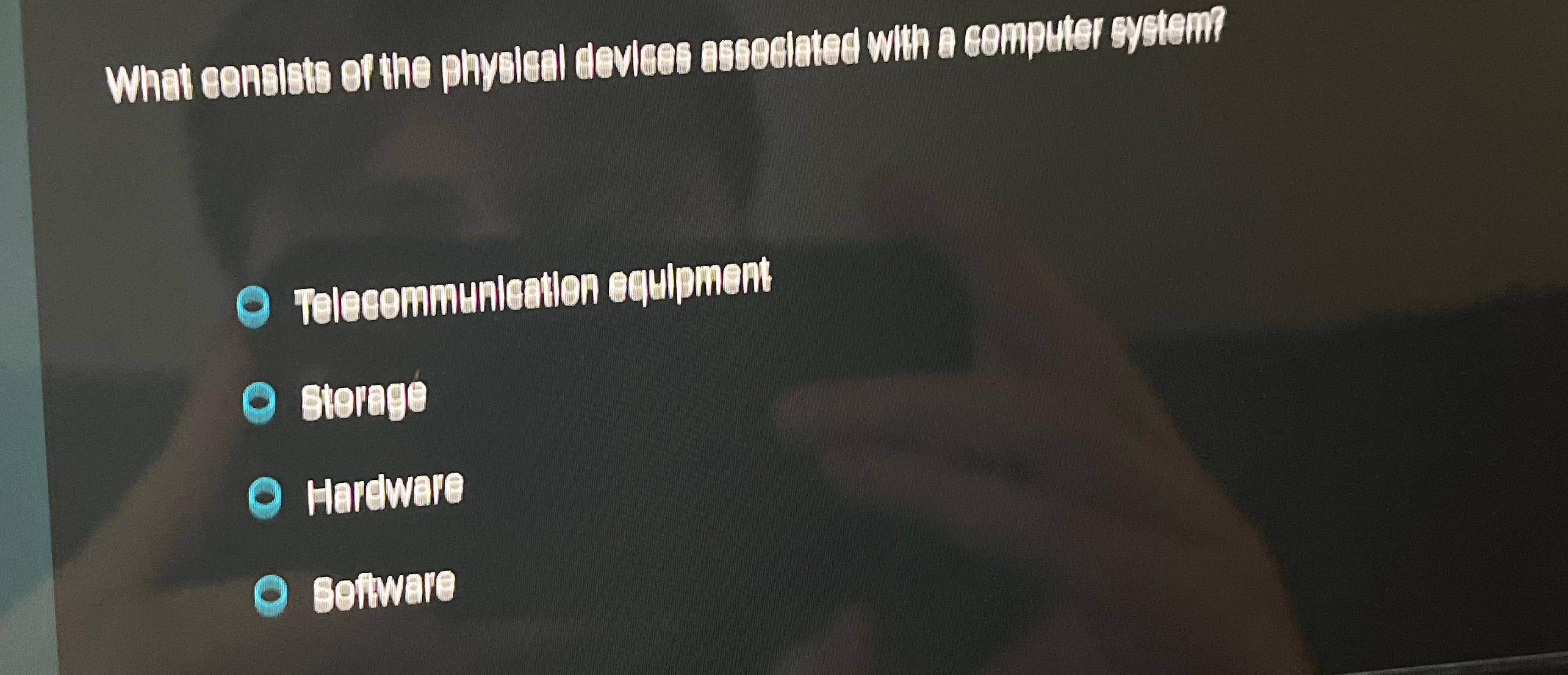 Solved What consists of the physileal devices assesiated | Chegg.com