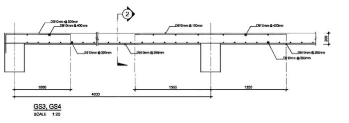 Solved 1.1 For the one-way slab with reinforcement shown | Chegg.com