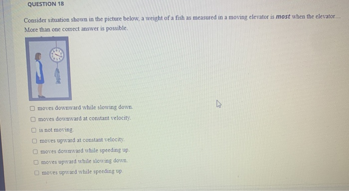 Solved QUESTION 18 Consider situation shown in the picture | Chegg.com